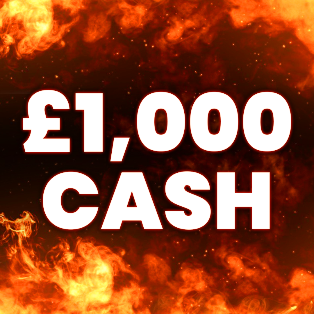 £1,000 Cash